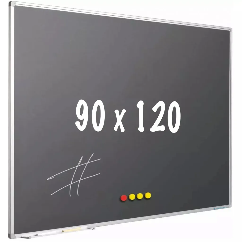 Lavagna Magnetica Professionale 90x120 Acciaio Smaltato Grigio Mata PRO
