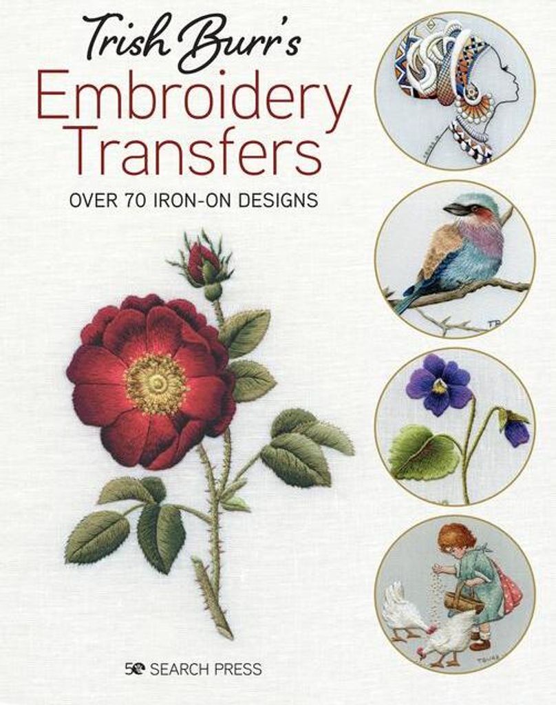 Trish Burrs Embroidery Transfers – Lingua: Inglese