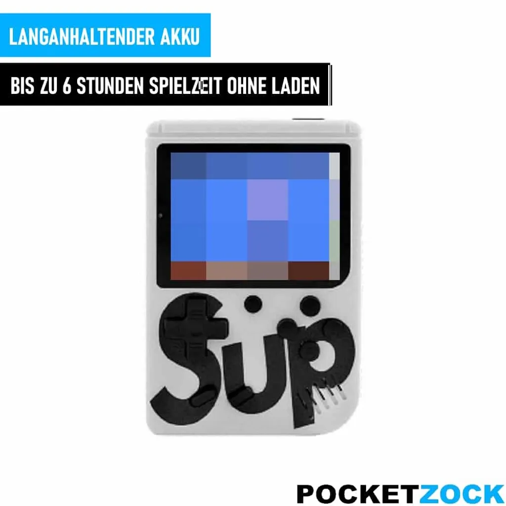 POCKETZOCK Console Portable Rétro Mini 400 Jeux pour Voyage/Trajet