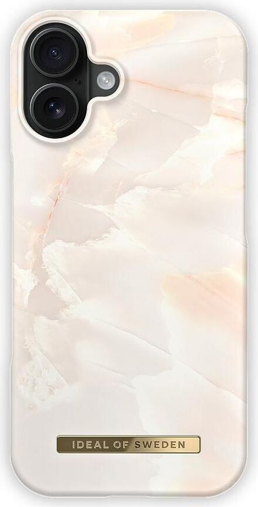 iDeal of Sweden Gedruckte Tasche MagSafe iPhone 16 Rose Perle Marmor