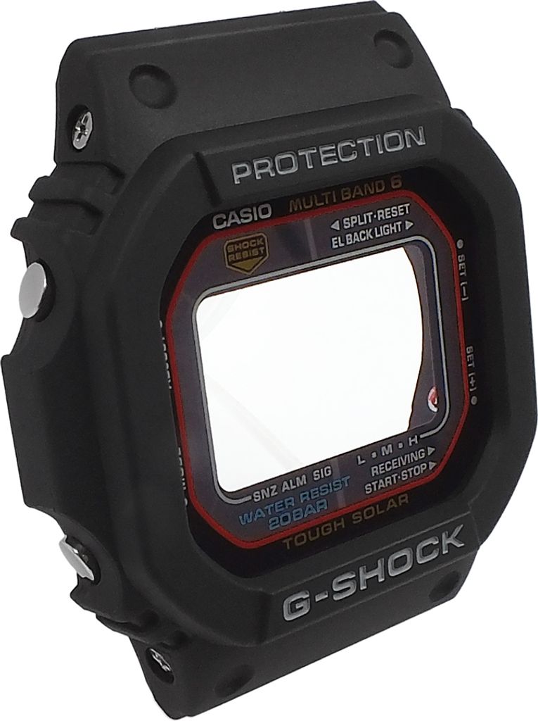 Casio G-Shock Gehäuse CASE/CENTER ASSY schwarz Solarzelle Produktbild 