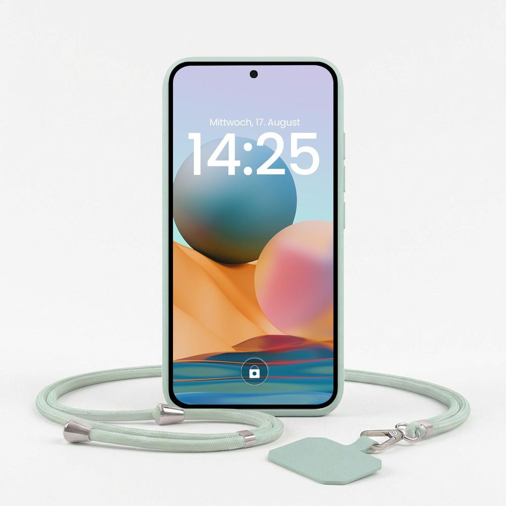 Handyhülle für Xiaomi Redmi Note 10 Pro mit Handykette Band Produktbild 
