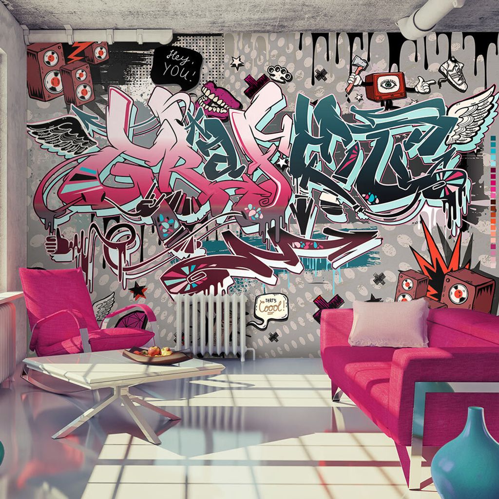 Basera Fototapete Street Art-Motiv m-A-0160-a-d, Vliestapete, 350x245 cm