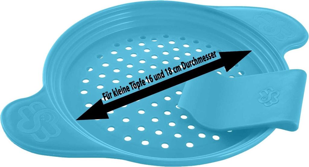 Das Kleine Spätzlewunder von Muxel mit Patentschaber Eisblau