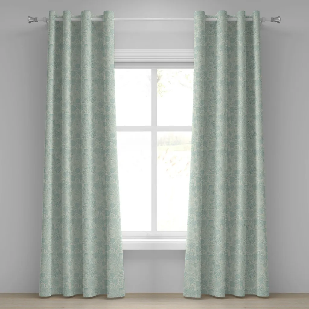 Tenda ABAKUHAUS 280x245 cm con Occhielli - Arredo Estivo Blu e Verde