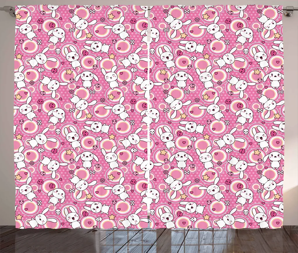 Tenda Cameretta Bambini ABAKUHAUS 280x175 - Design Kawaii Rosa Pesca