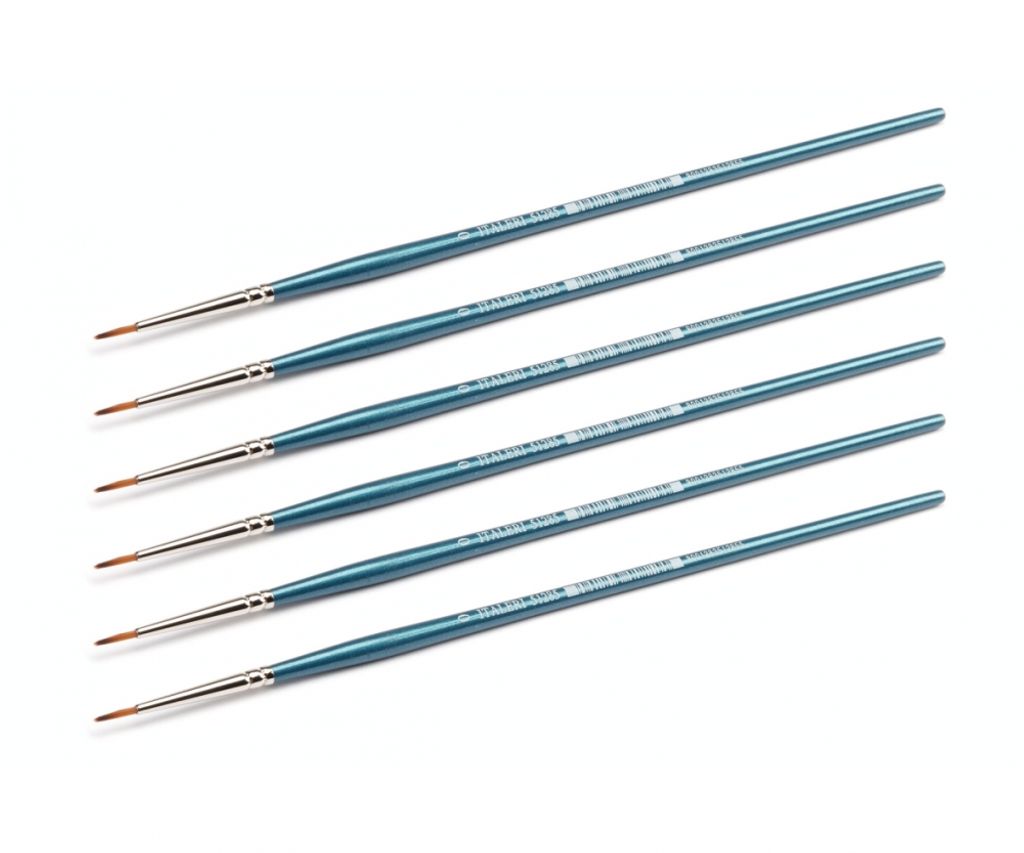 Italeri IT Rund-Pinsel 0 Kunsthaar Braun (1)