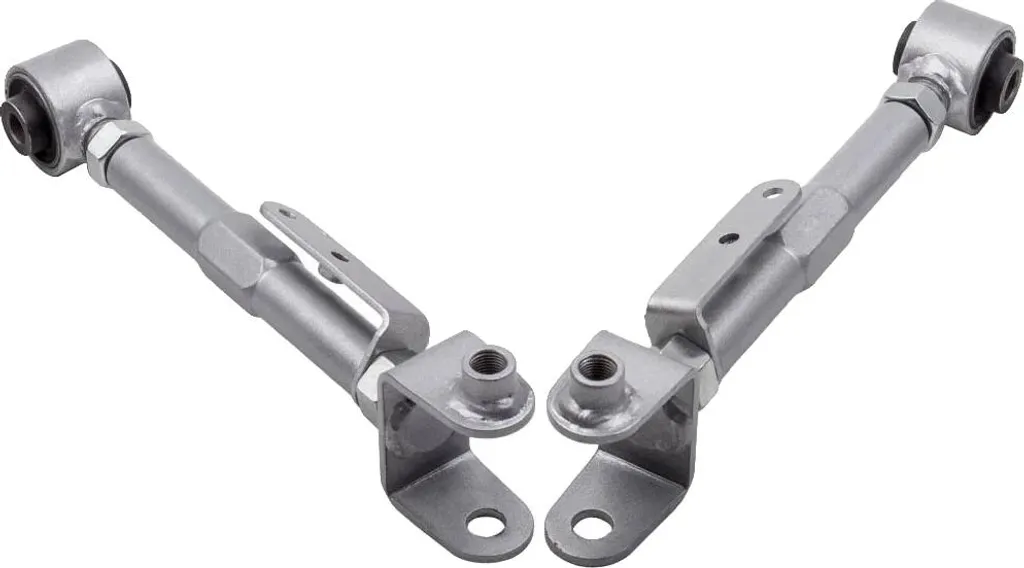 Kit carrossage réglable -2/+4 degrés en acier - Set de 2 bras 3kg 52cm