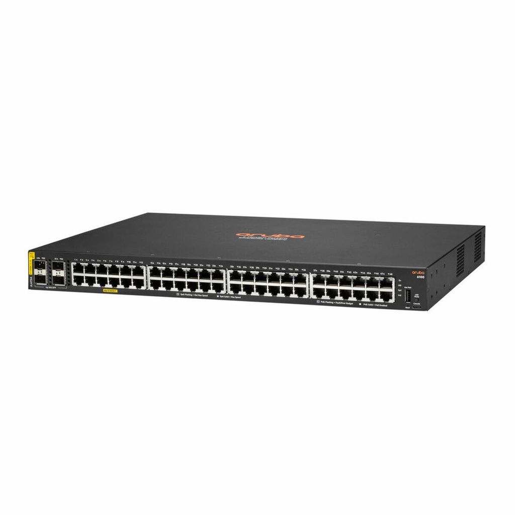 HPE ANW CX 6100 48G CL4 PoE 4SFP+ 370W                Image du produit 