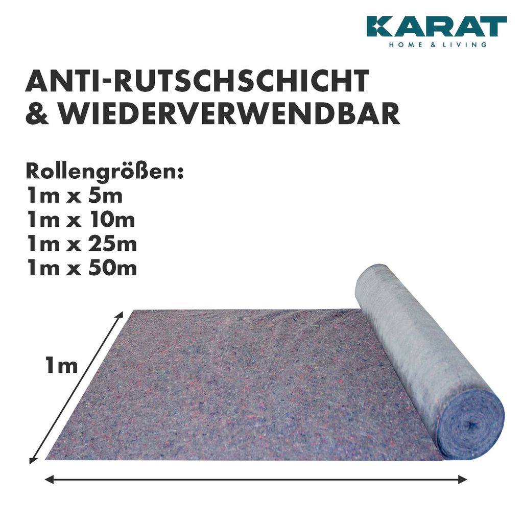 Malervlies für Profi- und Heimwerkarbeiten 180g/m²  1 x 5 m Produktbild 2
