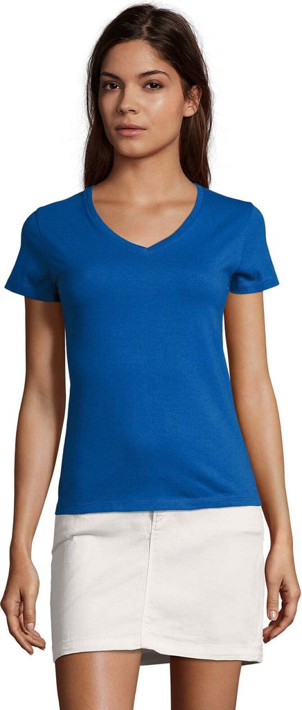 SOLS - "Imperial" T-Shirt V-Ausschnitt für Damen PC5447 (L) (Königsblau)