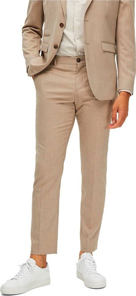 Selected Neil Slim Fit Anzughose Beige 98 Mann Beige 98