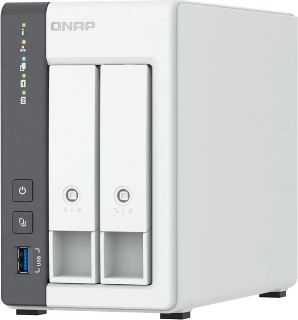NAS QNAP TS-216G avec 2 Baies SATA 6Gb/s pour une Performance de Stockage