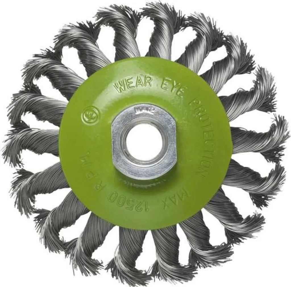 Spazzola Luna 100 mm M14 | Spazzola per Smerigliatrice Uso Intensivo