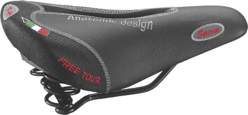 Selle Montegrappa Free Tour Sattel Schwarz 175 mm Herren Schwarz 175 mm