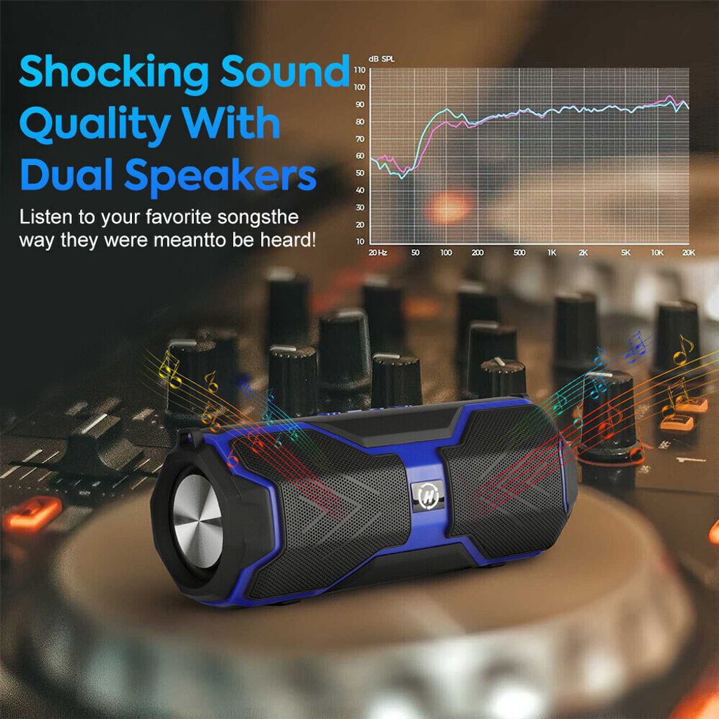 Bluetooth Lautsprecher Bluetooth 5.0 Tragbarer Musikbox Produktbild 9