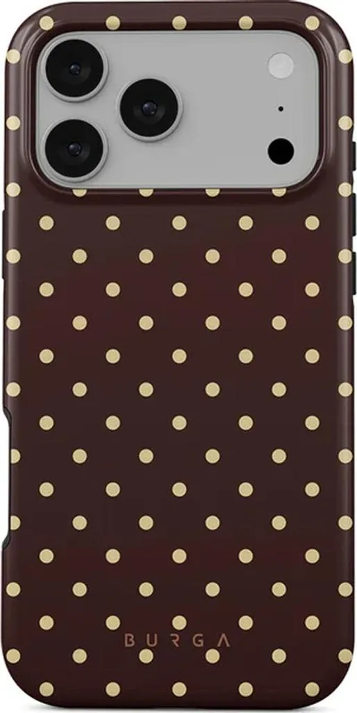 Cover Burga Tough Magnetic iPhone 17 Pro Max - Marrone Puntini MagSafe
