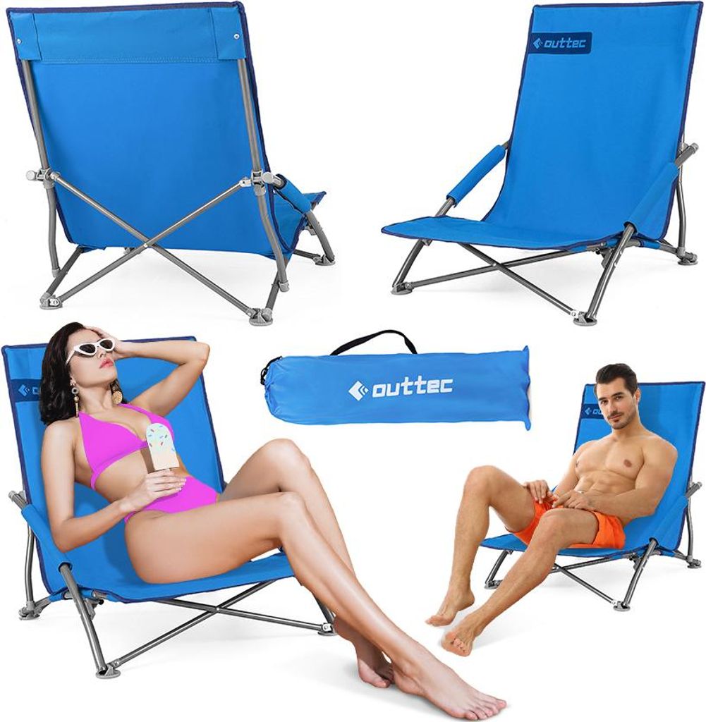 Outtec® Kempingová stolička - do 125 kg - Rybárska Obrázok produktu 