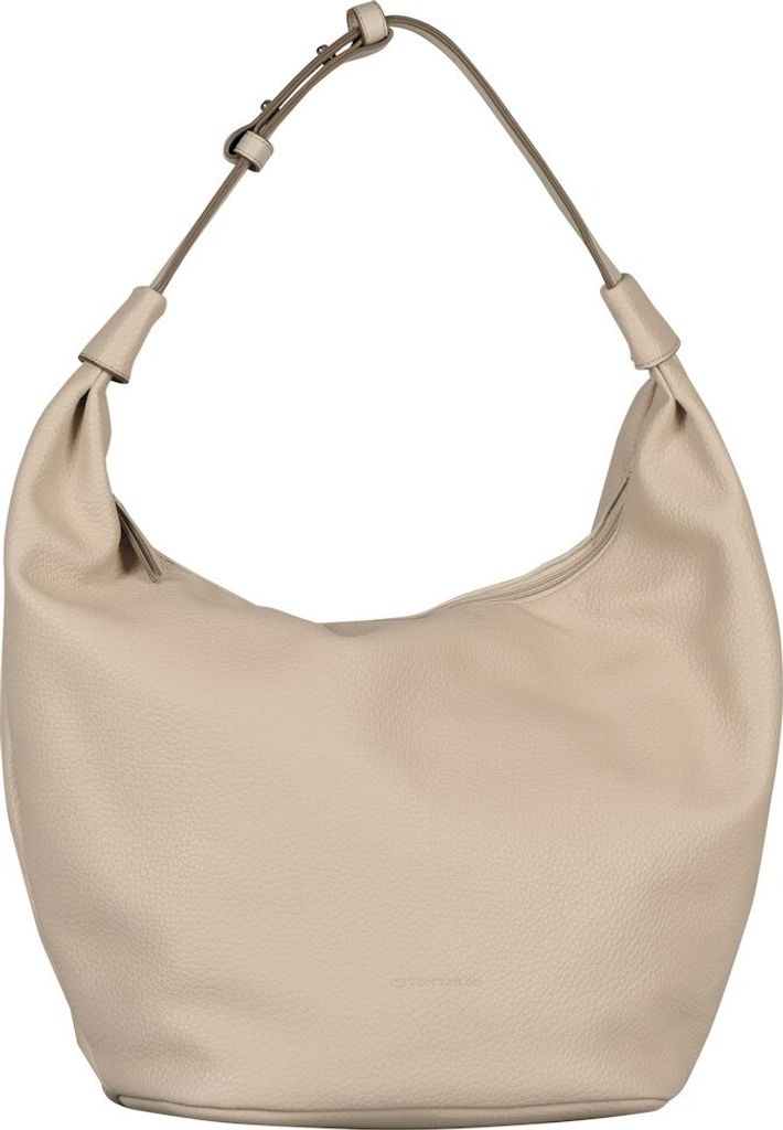 Tom Tailor Schultertaschen Liliana, Hobo Bag L, beige, Beige