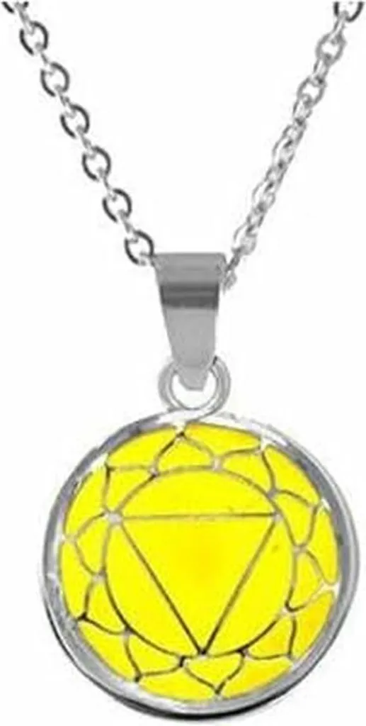 Pendentif Femme Jaune CO88 Idéal pour Cadeau Anniversaire ou Fêtes