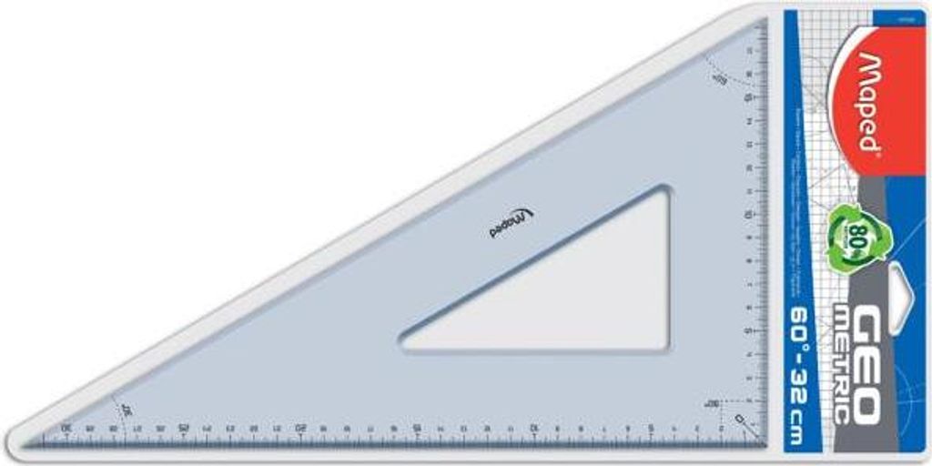 Maped 147526, 60° trojuholník, Plast, 32 cm, 1 kusov Obrázok produktu 