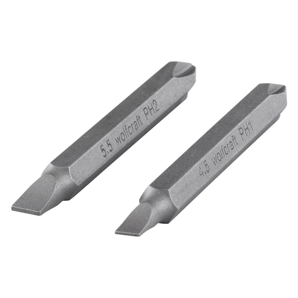 Wolfcraft Doppelbits 2407, 65 mm, sortiert
