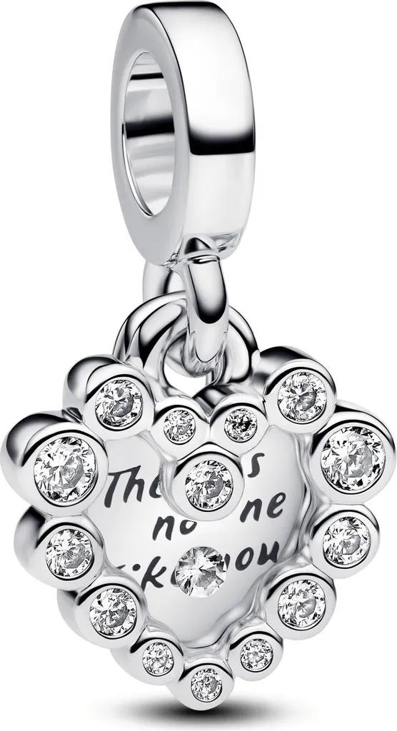 Cadeau Idéal : Charm Pandora Cœur Argent pour Fête des Mères ou Amour