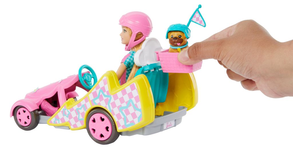 Barbie Stacie Go-Kart (mit Hündchen, Zubehör und Produktbild 