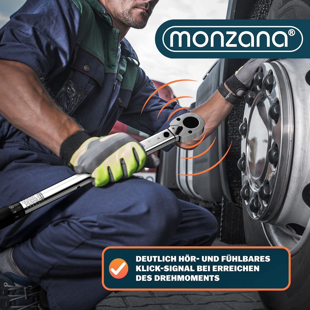 Monzana® Drehmomentschlüssel 6tlg. Set 40-210Nm Süd GS 1/2' Produktbild 9