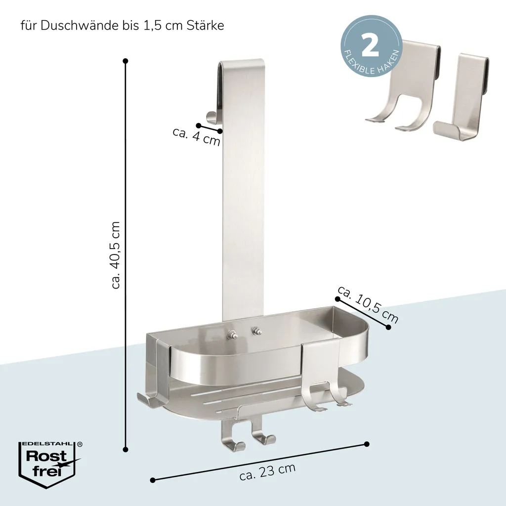 Rangement douche à suspendre eluno pour optimiser votre cabine