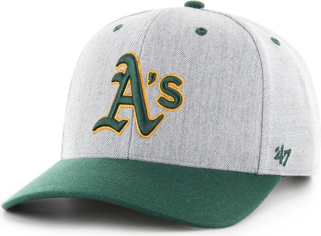 47 Brand Snapback Cap - STORM CLOUD Oakland Athletics