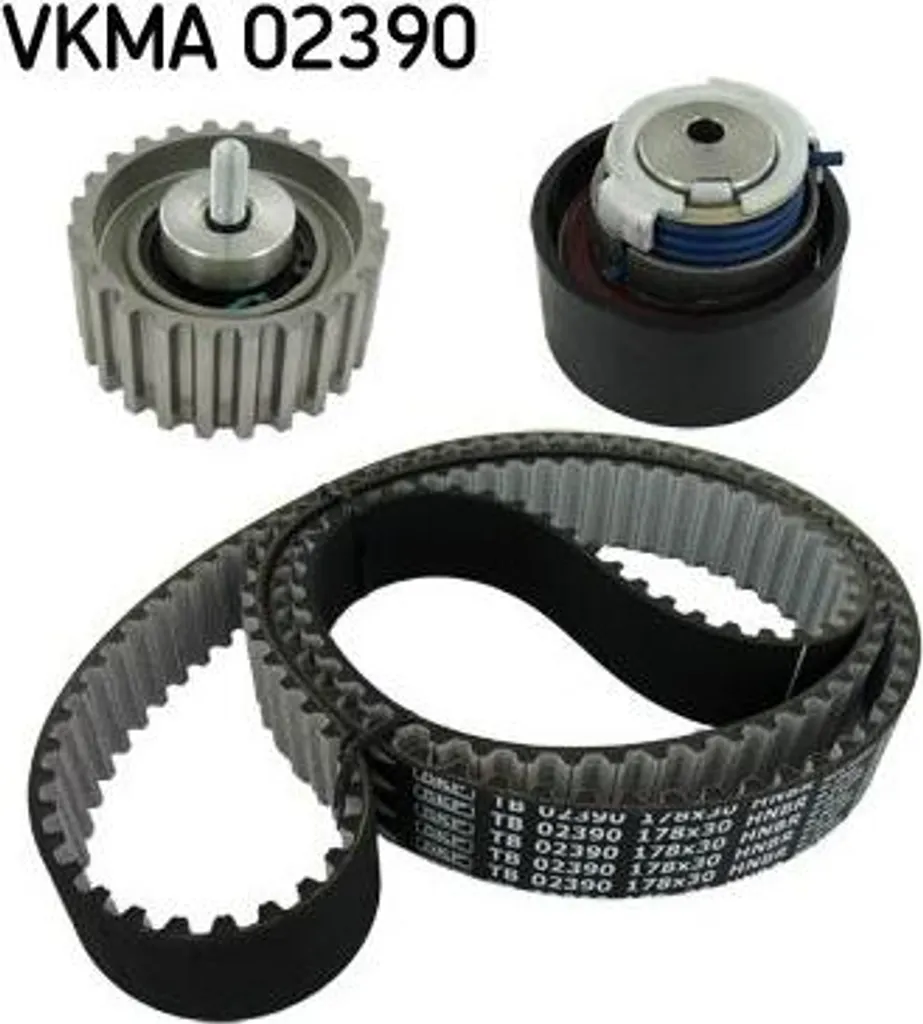Kit de courroie SKF VKMA02390 robuste pour moteur Fiat et Iveco Diesel