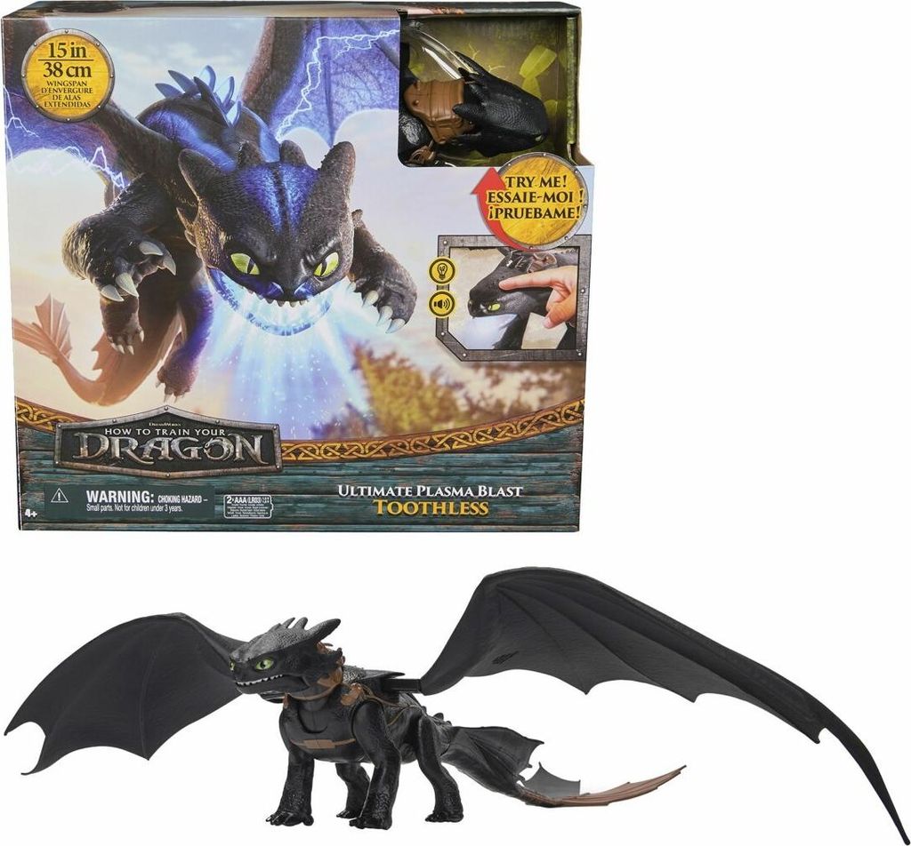 Krokmou avec sons et lumières - How to Train Your Dragon Image du produit 