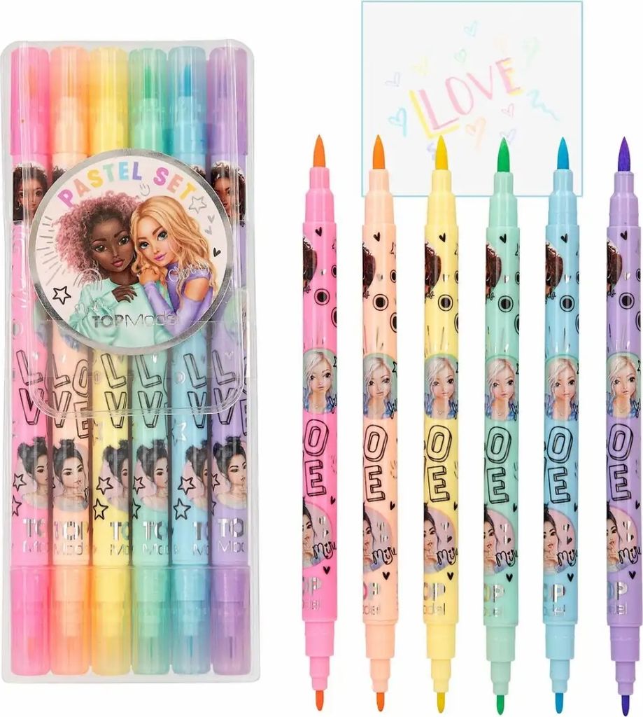 Set di pastelli a penna in fibra Immagine del prodotto 