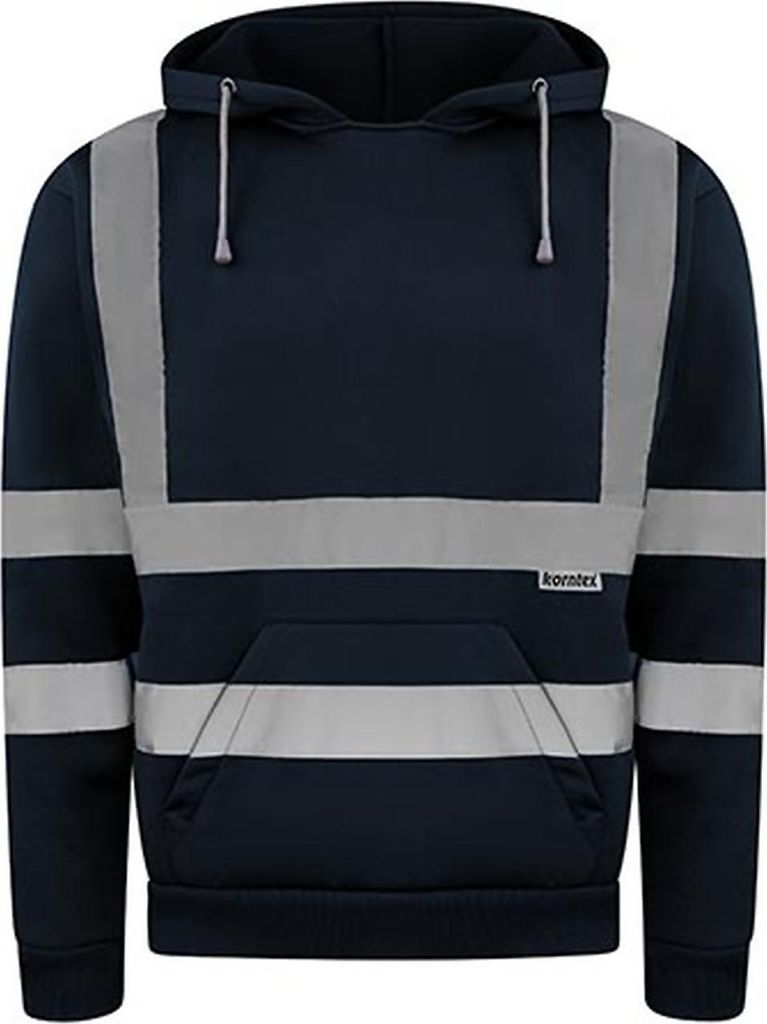 Korntex Hi-Vis Workwear Hoody Cork