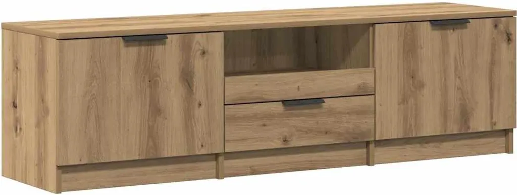 Meuble TV bois 140 cm : optimisez votre coin télé avec style et confort