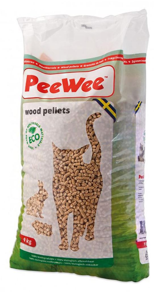 14 L / 9 KG PeeWee lettiera in legno per gatti pellet Immagine del prodotto 