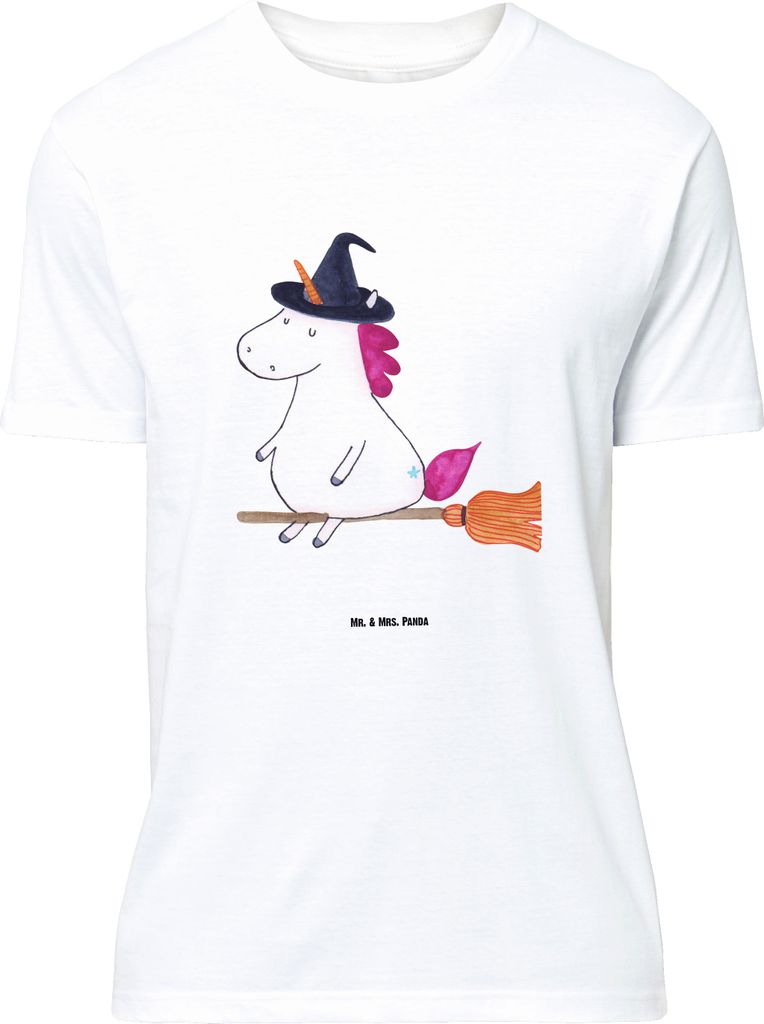 Mr. & Mrs. Panda Größe L T-Shirt Einhorn Hexe - Weiß - Geschenk, Shirt, Engel, mit Spruch, Frau, Teufel, Tshirt, Leben, Unicorn