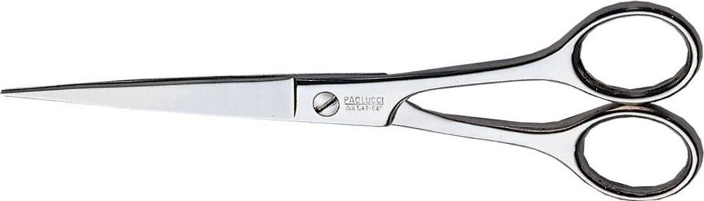 Friseurschere mit flachem Schaft