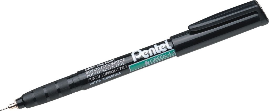 Pentel Permanent Marker GREEN LABEL NMF50 schwarz