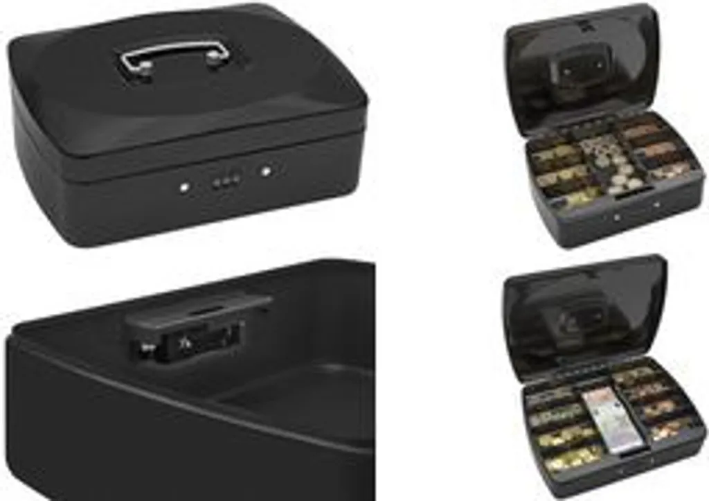 Coffret à monnaie pour commerçant WEDO avec trieur et verrou à code