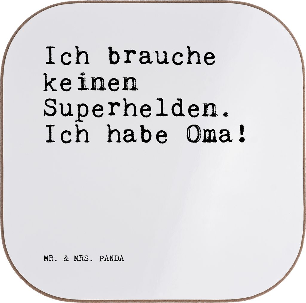 Mr. & Mrs. Panda Untersetzer für Gläser Ich brauche keinen Produktbild 