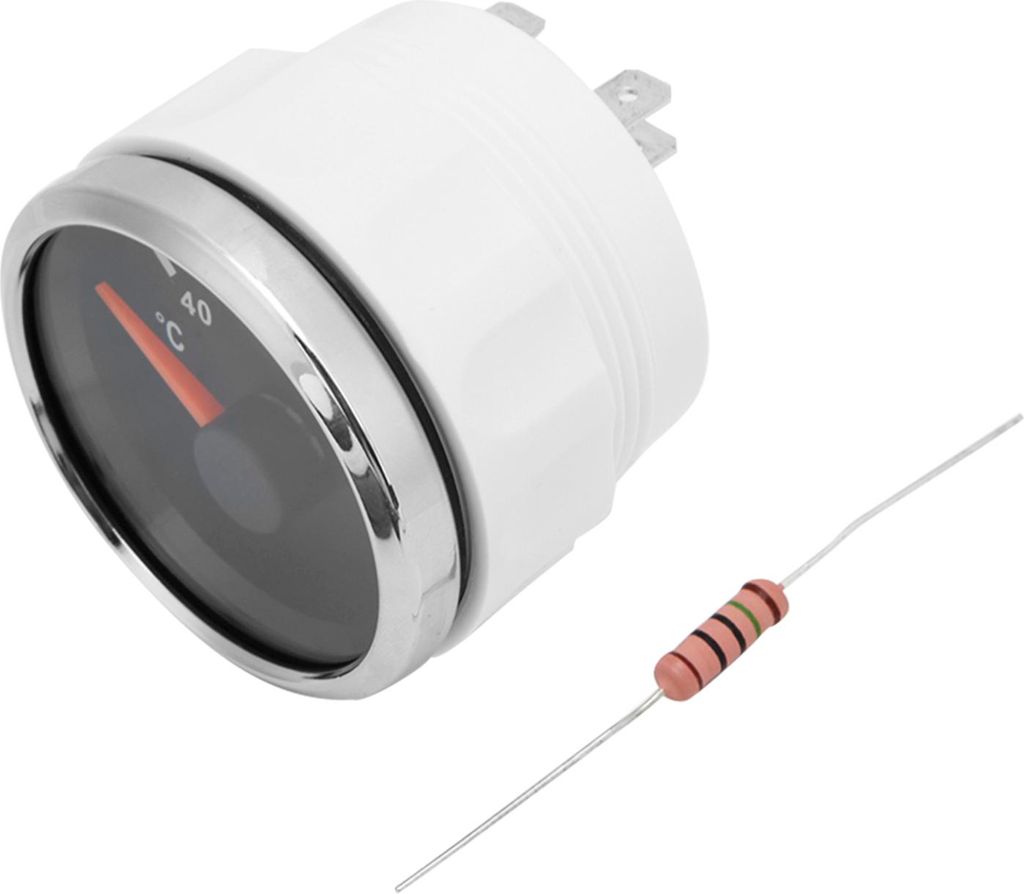 Elektromagnetisches Wasserthermometer 52 mm, 12–24 V, Fahrzeugtemperaturanzeige 40–120 °C