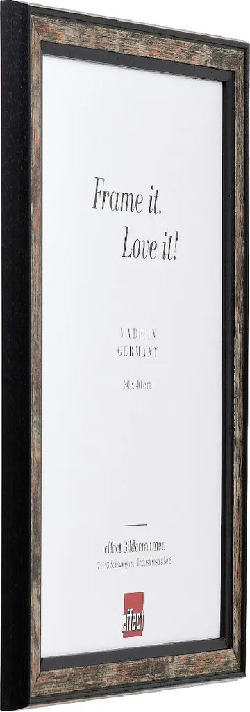 Cornice Legno Nero 29,7x42 A3 Profilo 64 - Elegante Vetro Artistico - 2