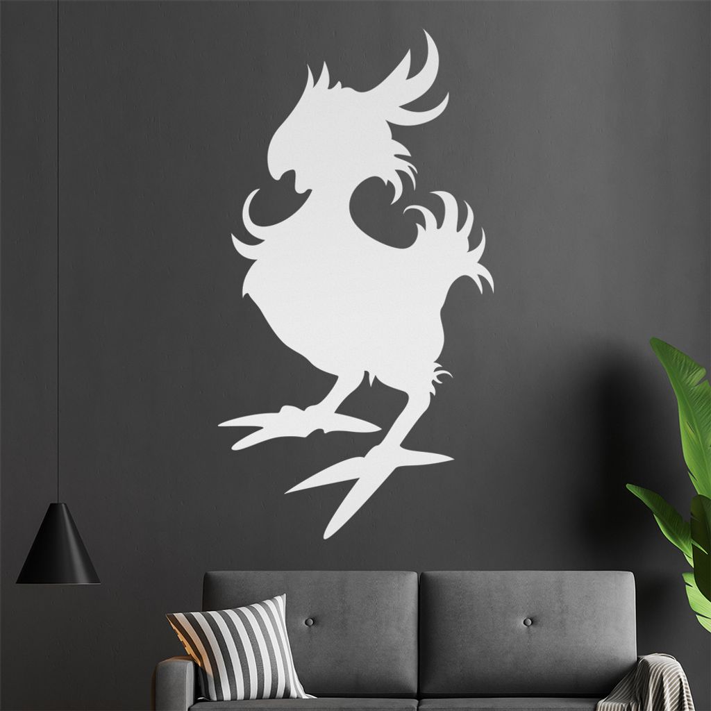 Kücken Huhn Vogel Wandtattoo in 6 Größen - Wandaufkleber Wall Sticker - Dekoration, Küche, Wohnzimmer, Schlafzimmer, Badezimmer