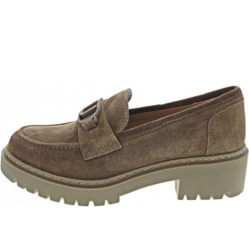 Unisa Slipper & Mokassin GABON, Rauleder, Beige, Damen