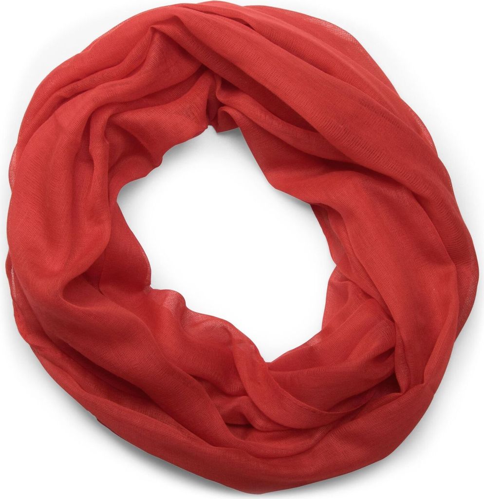 styleBREAKER unifarbener Loop Schlauchschal, weich und leicht, Uni 01016069