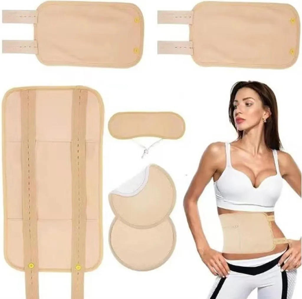 Pack Huile de Ricin 6 Pièces avec Ceinture Élastique Confort Anti-fuite