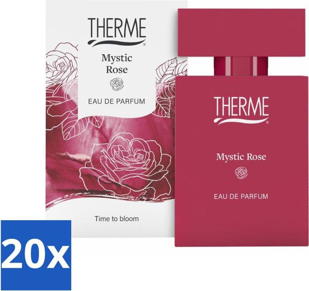 Therme - Mystic Rose - Eau de Parfum - Erfrischend - 30 ml - Vorteilspack - 20 Stücke