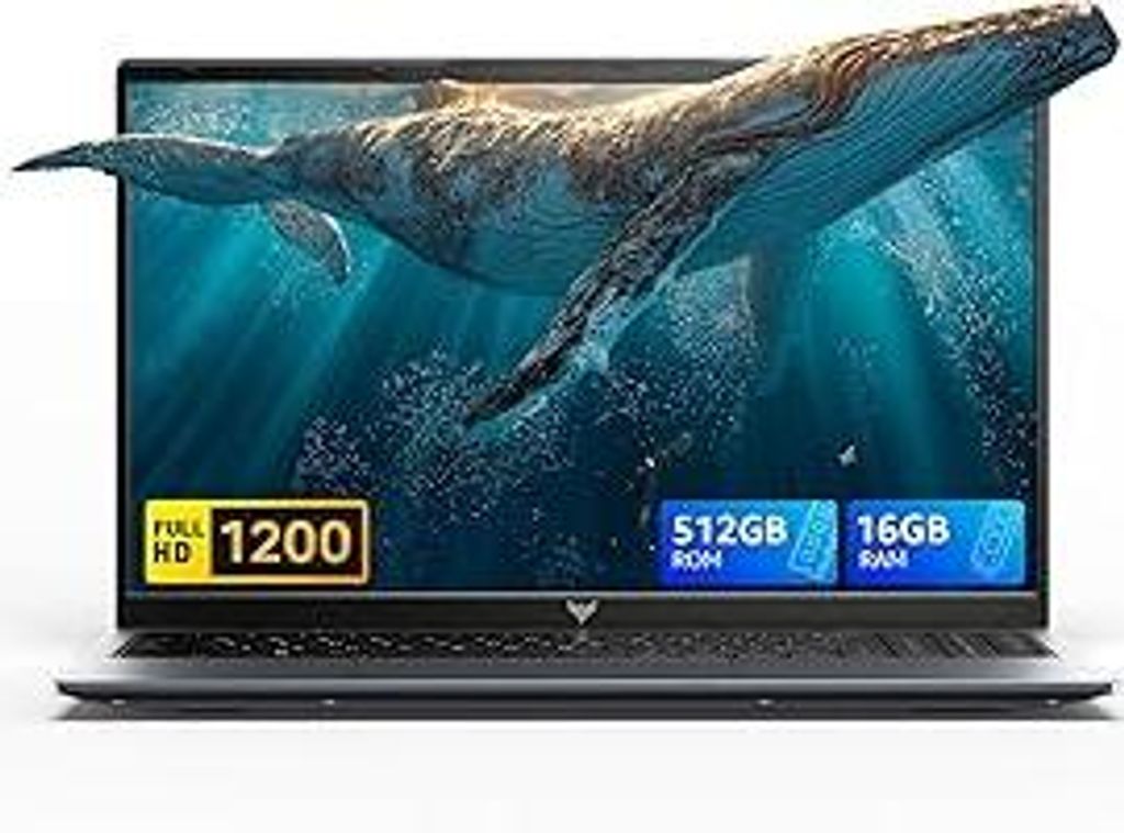 ACEMAGIC 16-Zoll-FHD-Display-Laptop, Ryzen 3 4300U mit bis zu 3,7 GHz (Beat N-95), 16 GB DDR4, 512 GB SSD, Notebook-Computer mit Metallgehäuse, un...
